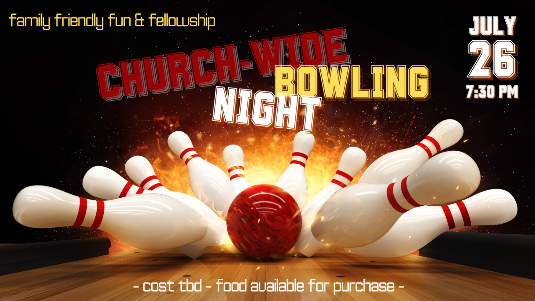 Church-Wide Bowling Night